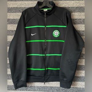 Vintage Y2K Nike Glasgow Celtic Soccer Football Training Track Jacket Medium EUC